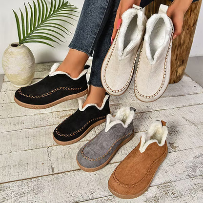 LAST DAY 55% OFF Women's Cozy Fleece-Lined Ankle Boots
