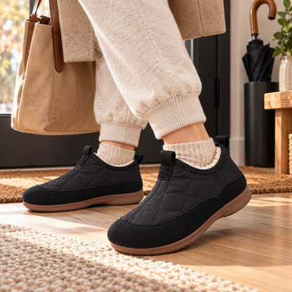 Comfortable Fleece-Lined Slip-On Shoes