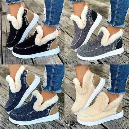 Orthopedic Fleece Slip-On Boots