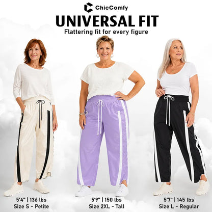ChicComfy - Women Lightweight Comfort Track Pants