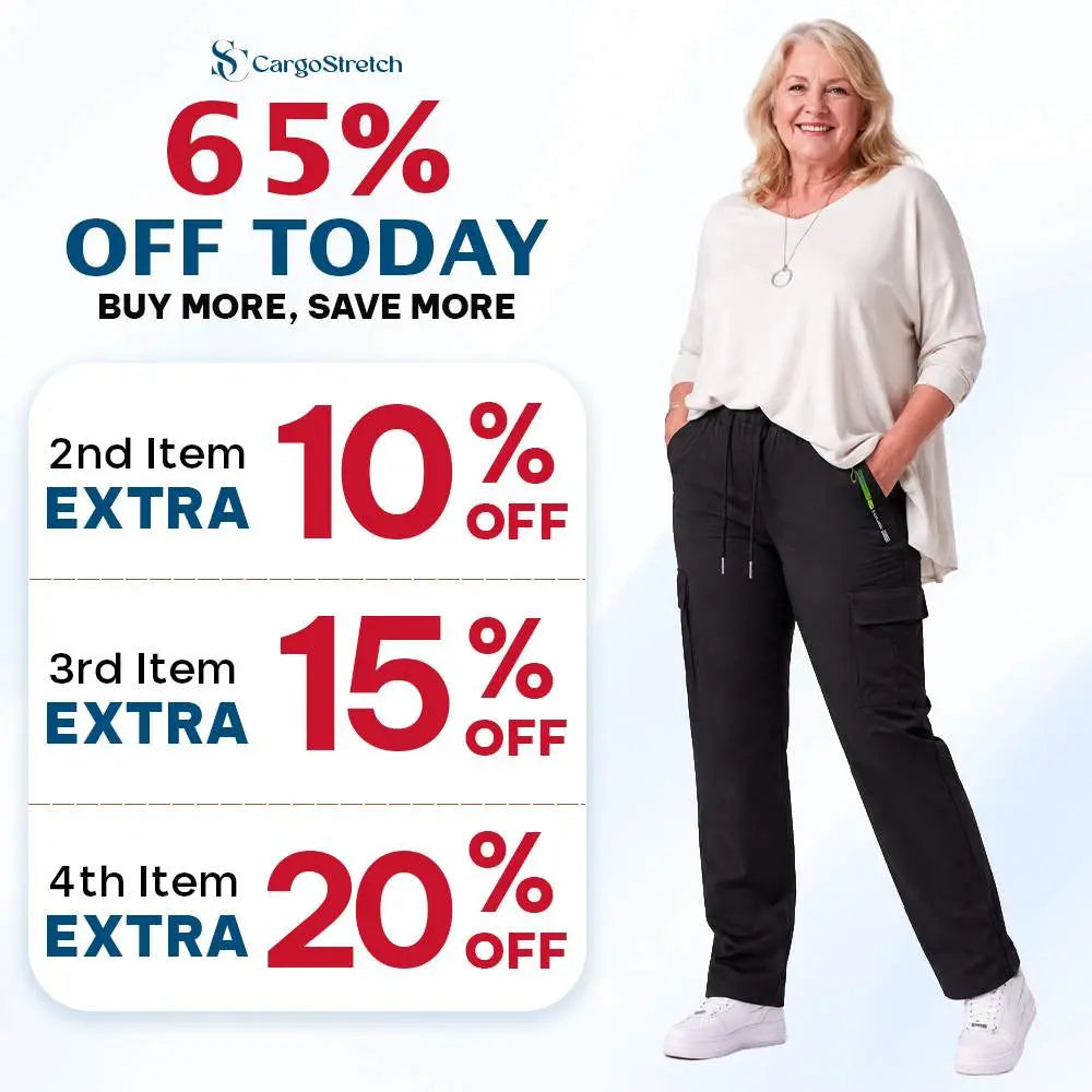 CargoStretch - Women's Stretch Multi-Pocket Cargo Pants