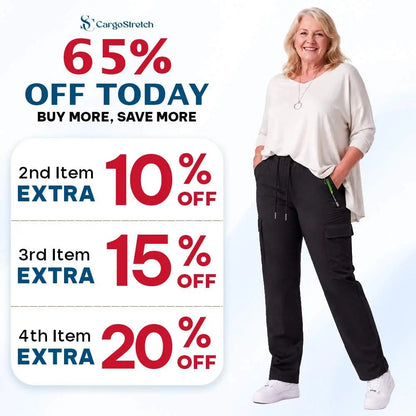 CargoStretch - Women's Stretch Multi-Pocket Cargo Pants