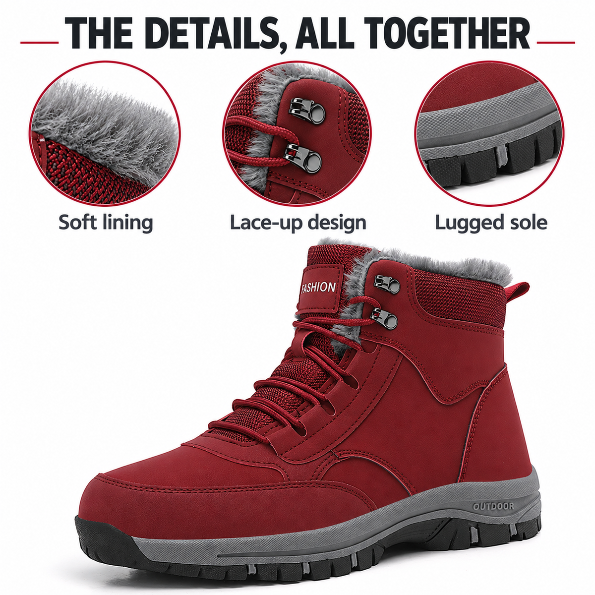 Sierra Lace-Up Ankle Boots