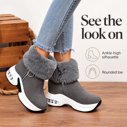 Best-selling insulated snow boots with a side zipper