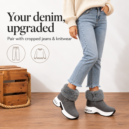 Best-selling insulated snow boots with a side zipper