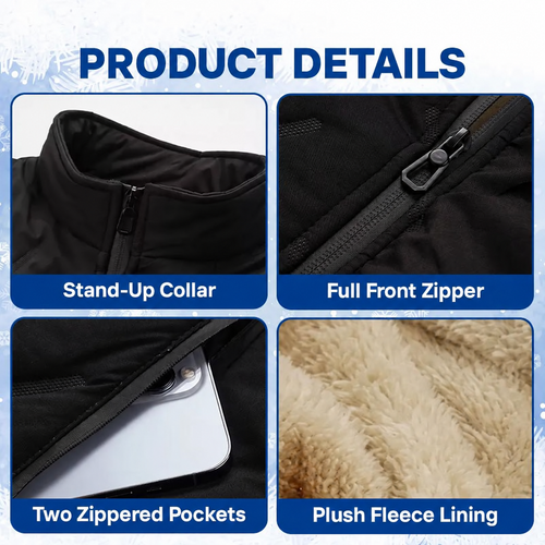 Waterproof Fleece-Lined Vest