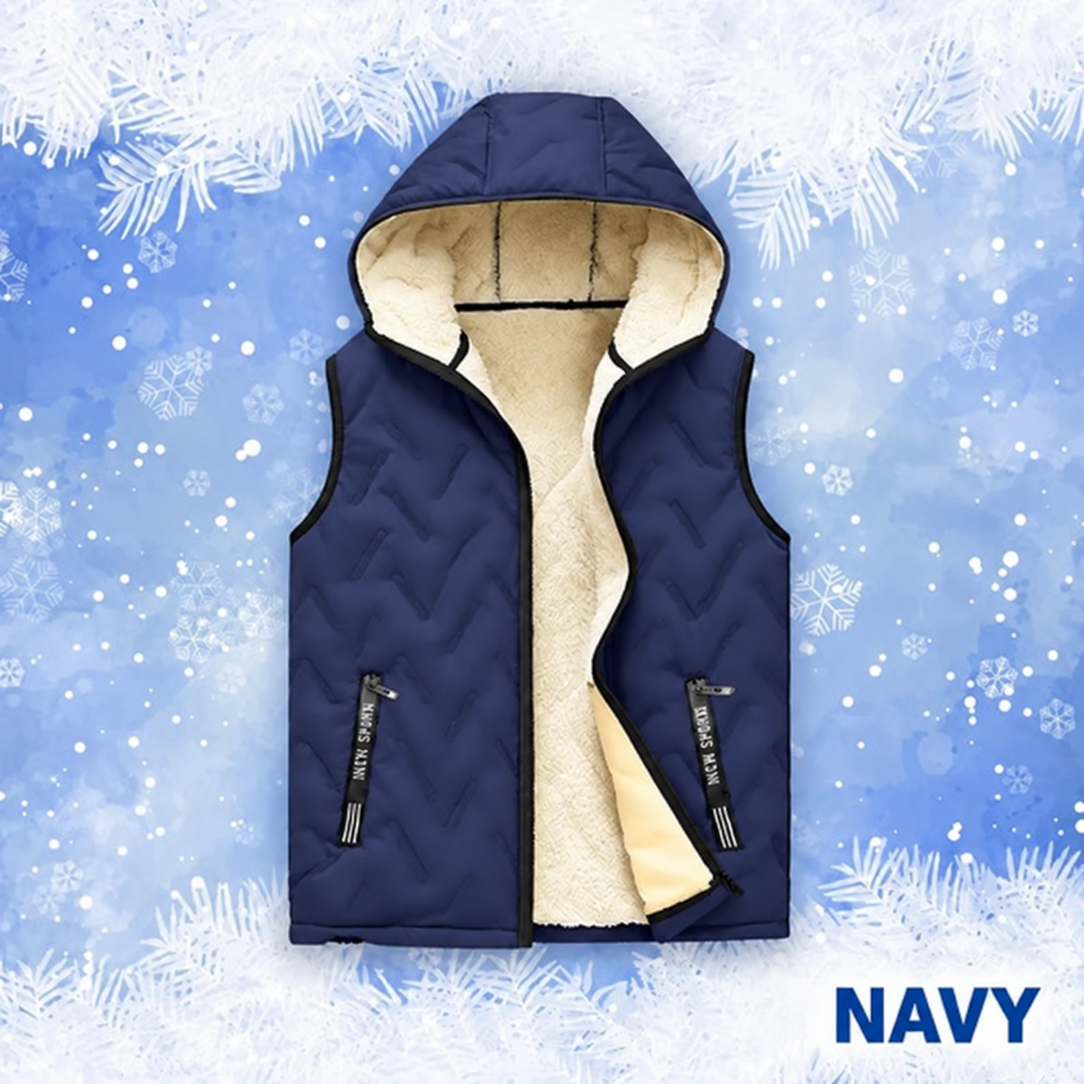 Waterproof Fleece-Lined Vest