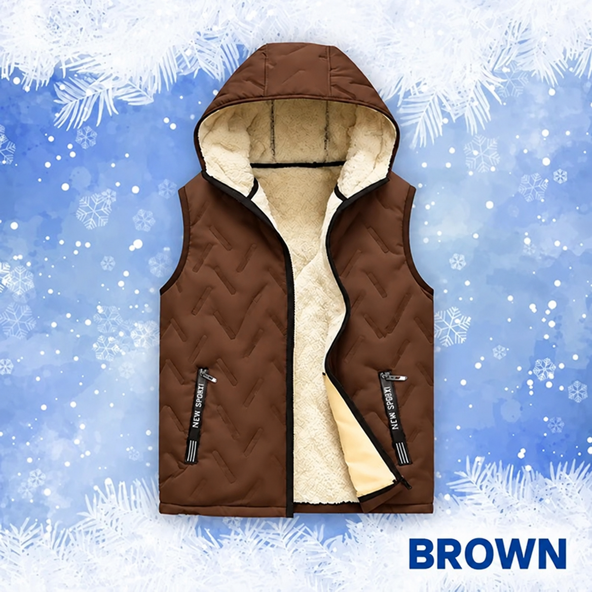 Waterproof Fleece-Lined Vest