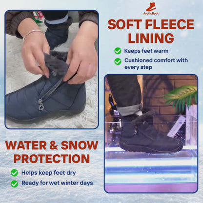 ArcticBoot - Thermal Waterproof Fleece-Lined Zip-Up Boots