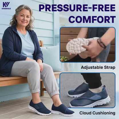 KineWalk - Comfort Orthopedic Shoes for Seniors, Edema & Diabetes