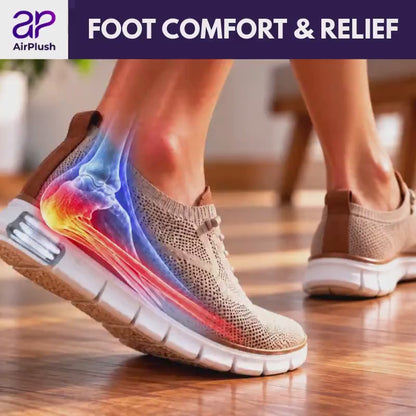 AirPlush - #1 Orthopedic Slip-On Oxfords for Seniors with Foot Pains