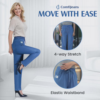 ComfiJeans - High Waist Ultra-Stretch Mom Jeans