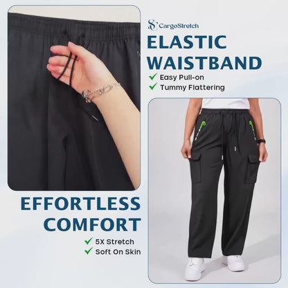 CargoStretch - Women's Stretch Multi-Pocket Cargo Pants