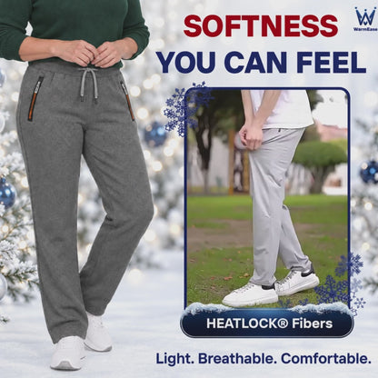 WarmEase - Fleece-Lined Casual Active Pants