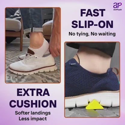AirPlush - #1 Orthopedic Slip-On Oxfords for Seniors with Foot Pains