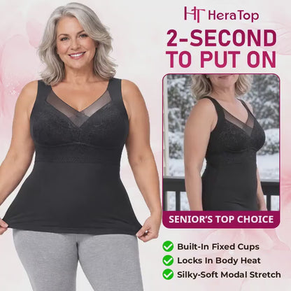 HeraTop®-Thermal Built-In-Bra Tank with Stay-Put Pads