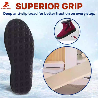 ArcticBoot - Thermal Waterproof Fleece-Lined Zip-Up Boots