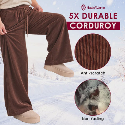 HazieWarm - 2026 Best Selling Cozy Stretch Corduroy Pants for Seniors