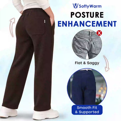 SoftyWarm - Women Cozy Fleece-Lined Relaxed Pants