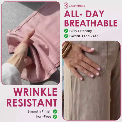 CheriShape - Lightweight Straight-Leg Comfort Pants for Seniors