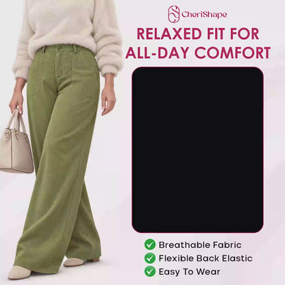 CheriShape - Lightweight Straight-Leg Comfort Pants for Seniors