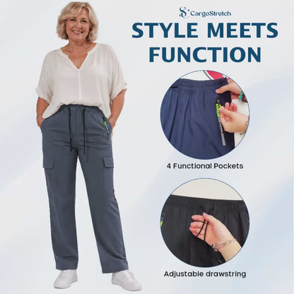 CargoStretch - Women's Stretch Multi-Pocket Cargo Pants