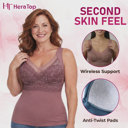 HeraTop®-Thermal Built-In-Bra Tank with Stay-Put Pads