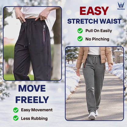 WarmEase - Fleece-Lined Casual Active Pants