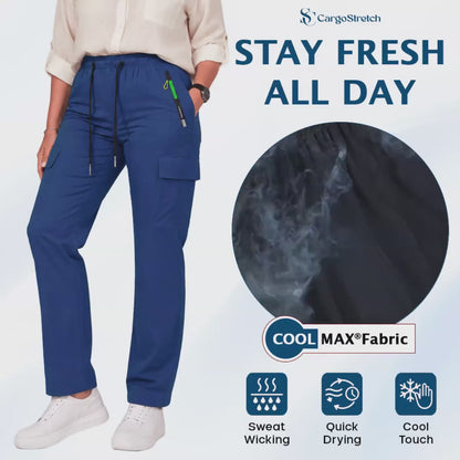 CargoStretch - Women's Stretch Multi-Pocket Cargo Pants