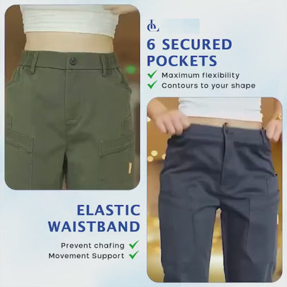 EveLite - 70% OFF – Women’s Stretch-Waist 6-Pocket Comfort Pants
