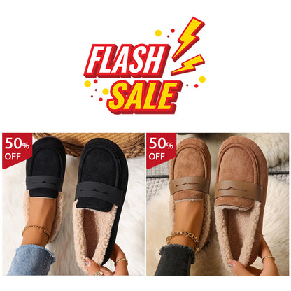 💥Hot Special Discount 60% OFF💥 Women’s Comfort Slip-On Loafers – Premium Leather, Soft Sole & Warm Cozy Feel