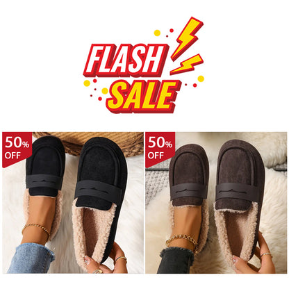 💥Hot Special Discount 60% OFF💥 Women’s Comfort Slip-On Loafers – Premium Leather, Soft Sole & Warm Cozy Feel