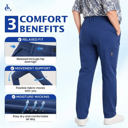 EveLite - 70% OFF – Women’s Stretch-Waist 6-Pocket Comfort Pants