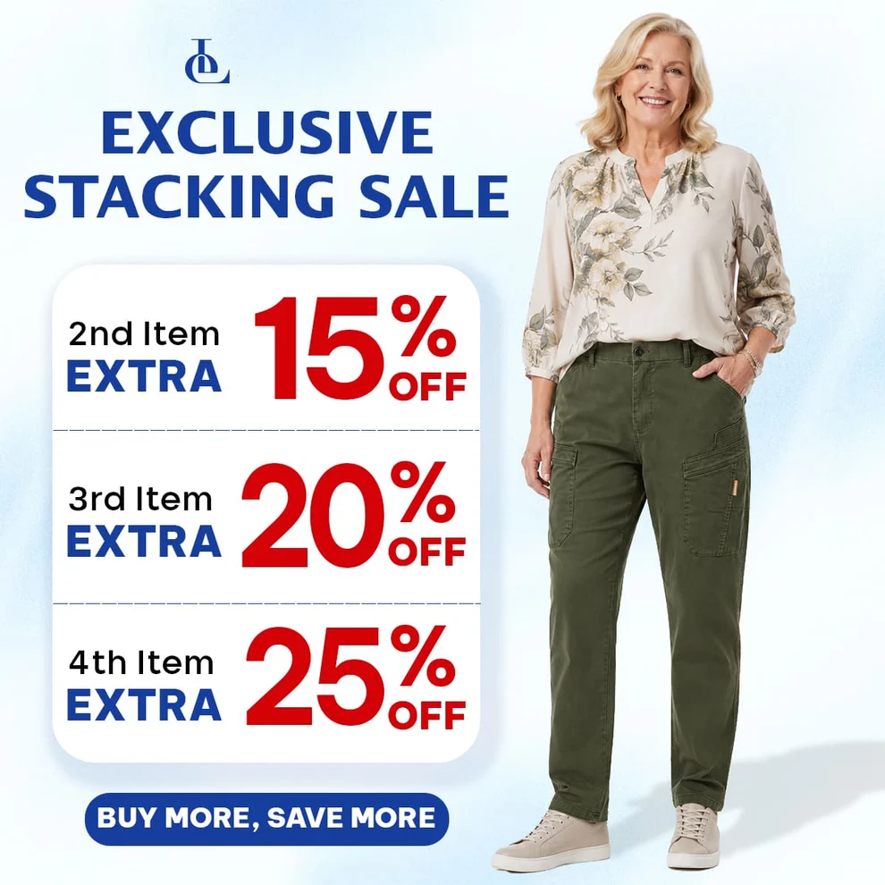 EveLite - 70% OFF – Women’s Stretch-Waist 6-Pocket Comfort Pants
