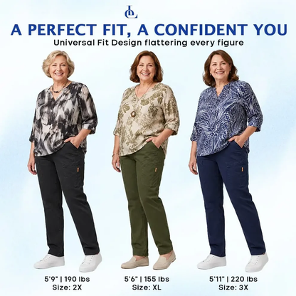 EveLite - 70% OFF – Women’s Stretch-Waist 6-Pocket Comfort Pants
